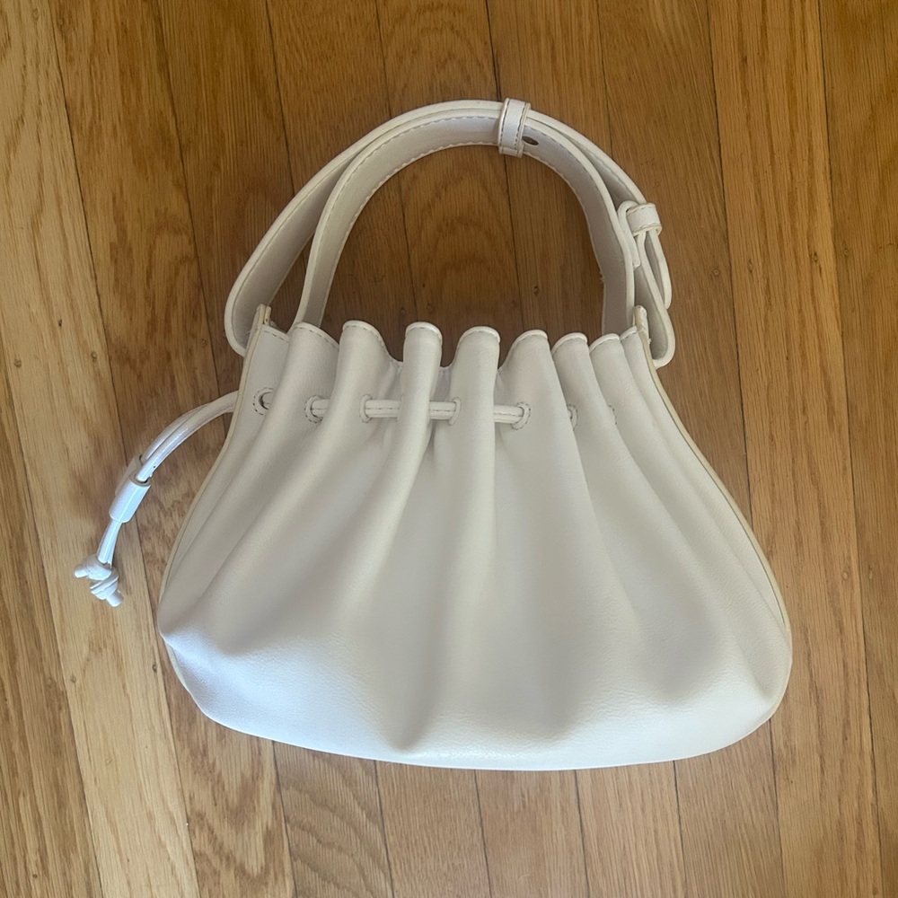Who What Wear Black and White Satchel